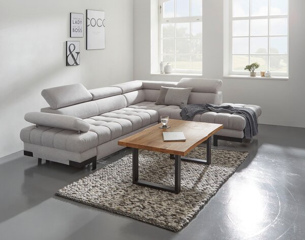 SEDACÍ SOUPRAVA, textil, barvy stříbra Welnova - Sedací soupravy