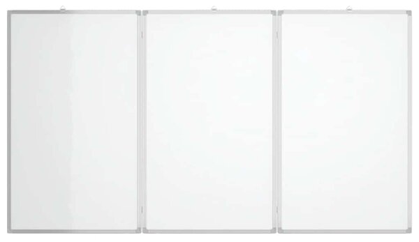 Magnetická tabule rozkládací 150 x 80 x 1,7 cm hliník