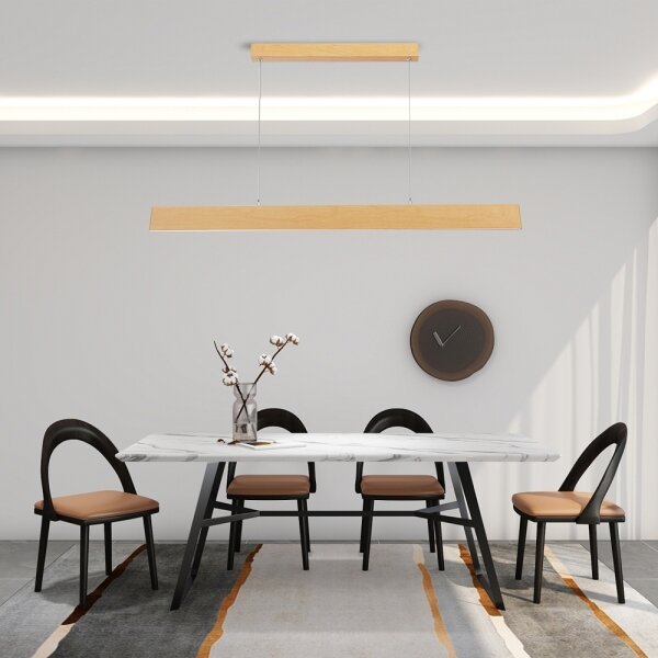 Brilagi - LED Stm. lustr na lanku SLIMLINE LED/40W/230V 3000-6000K dekor dubu+DO