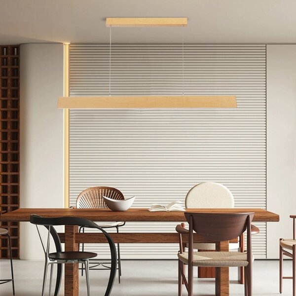 Brilagi - LED Stm. lustr na lanku SLIMLINE LED/40W/230V 3000-6000K dekor dubu+DO