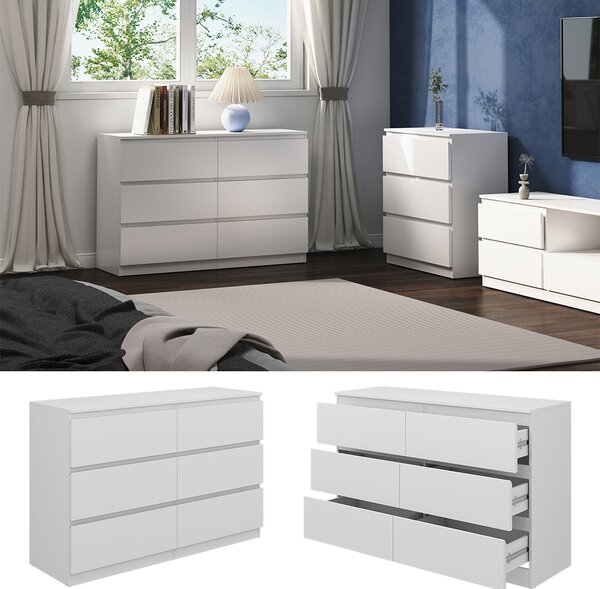Komoda Vicco Calisto Bílá 39 x 78.5 cm, Model 41289
