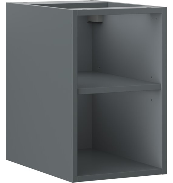 Mexen Box-A, otevřená skříňka s policí 30 cm, grafitová matná, 91AX2-0300-470-0-66
