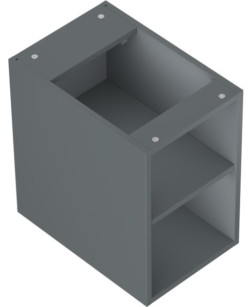 Mexen Box-A, otevřená skříňka s policí 30 cm, grafitová matná, 91AX2-0300-470-0-66