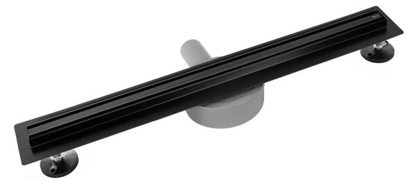 REA-G2710 - Odtokový žlab NEOX SLIM 80 cm nerezová ocel/černá