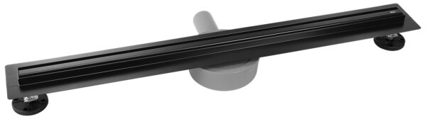 REA-G2710 - Odtokový žlab NEOX SLIM 80 cm nerezová ocel/černá