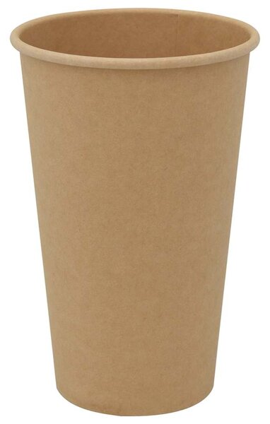 Papírové kelímky na kávu 1000 pcs 16oz 400ml hnědé