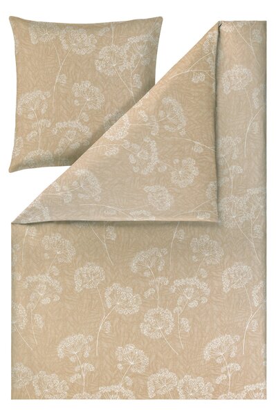 POVLEČENÍ, interlock jersey, pískové barvy, 140/200 cm Estella - Povlečení