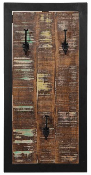 Věšák na kabáty vícebarevné 40x2x80 cm recyklované dřevo