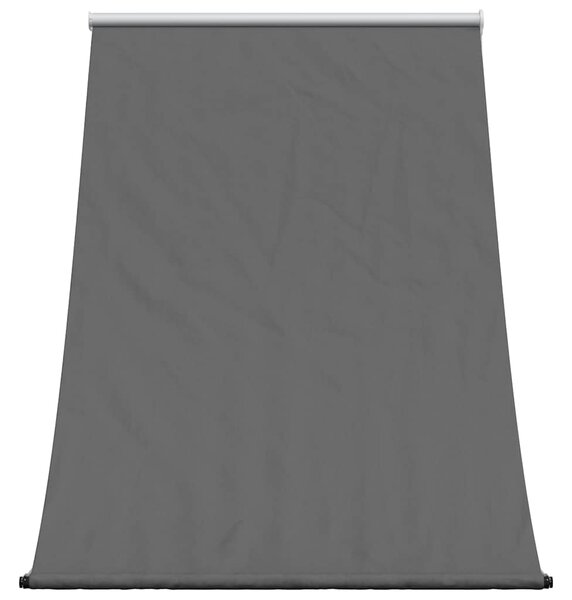 Zatahovací markýza antracitová 100 x 150 cm textil a ocel