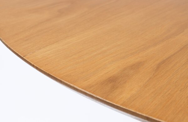 White Label Přírodní jídelní stůl WLL RAKU 110 cm