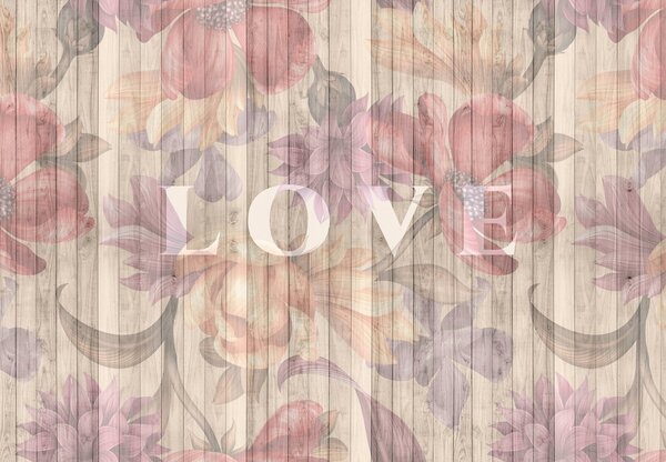 Fototapeta - LOVE (245x170 cm)