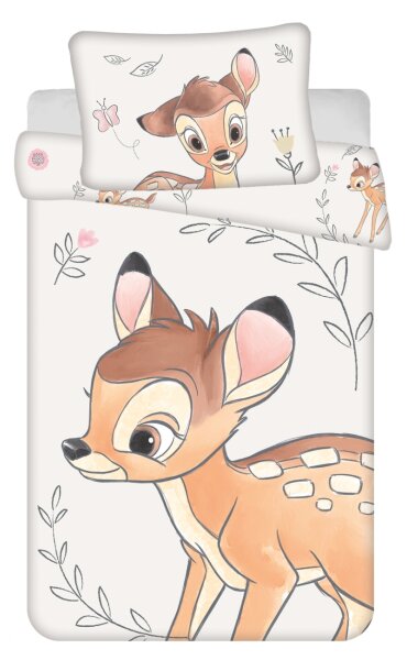 Jerry Fabrics Povlečení do postýlky Bambi Beige baby 100x135, 40x60 cm