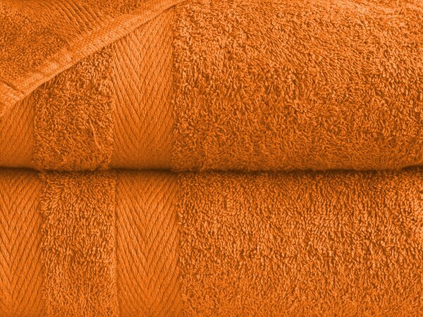 XPOSE® Froté ručník DEVON - oranžový 50x90 cm
