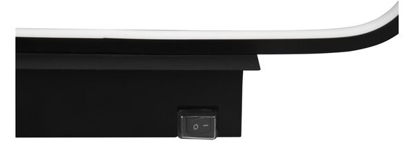 Matně černé LED nástěnné svítidlo (délka 40 cm) Gianni – Trio