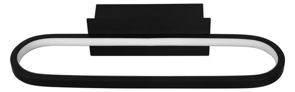 Matně černé LED nástěnné svítidlo (délka 40 cm) Gianni – Trio