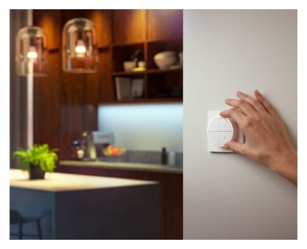 Philips - Dálkový ovladač s vypínačem Hue TAP 1xCR2032 bílá
