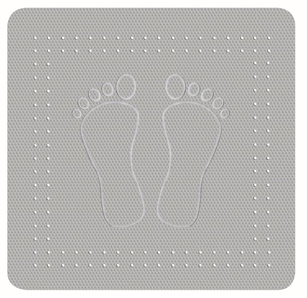 Protiskluzová podložka do vany Kleine Wolke Foot šedá 36x72 cm 4388189005