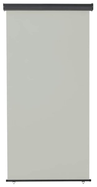 Balkonová zástěna 125 x 250 cm šedá