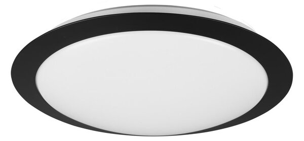 Matně černé LED stropní svítidlo ø 29 cm Umberto – Trio