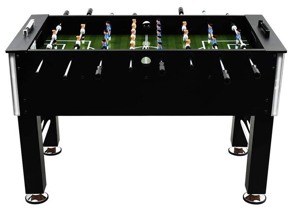Stolní fotbal ocel 60 kg 140x74,5x87,5 cm černý