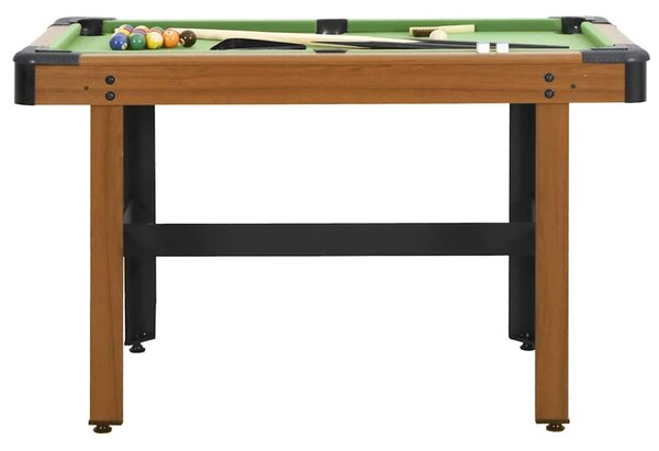Kulečníkový stůl 122 x 61 x 76 cm hnědý