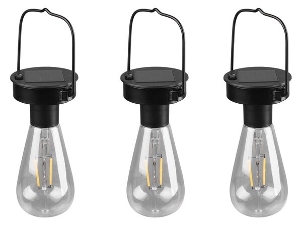 LED závěsné solární venkovní svítidlo ø 7 cm Campus – Reality