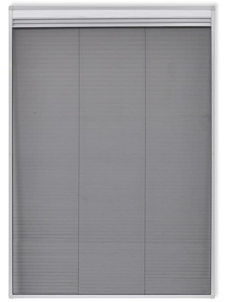 Plisovaná okenní síť proti hmyzu 160 x 80 cm se zastíněním