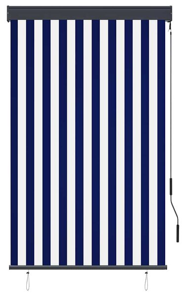 Venkovní roleta 100 x 250 cm modrobílá