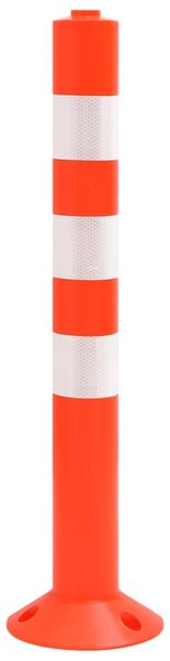 Zahrazovací sloupky k řízení dopravy 10 ks 75 cm PE