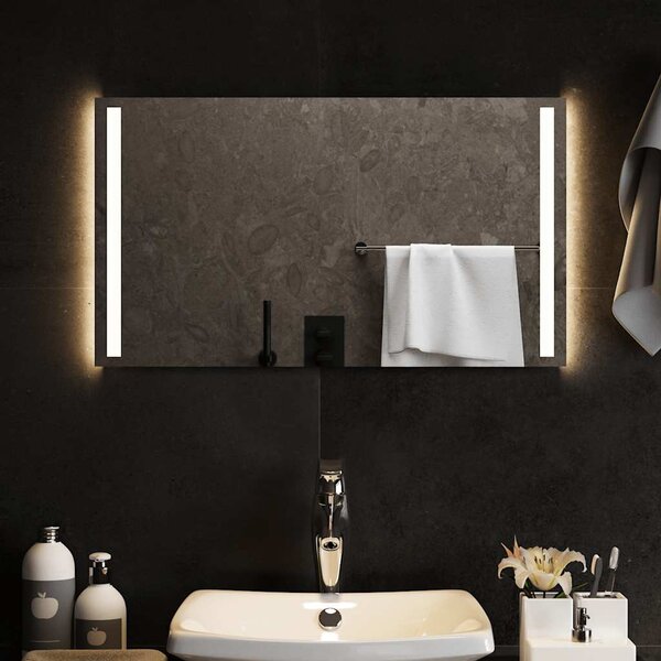 Koupelnové zrcadlo s LED osvětlením 70x40 cm