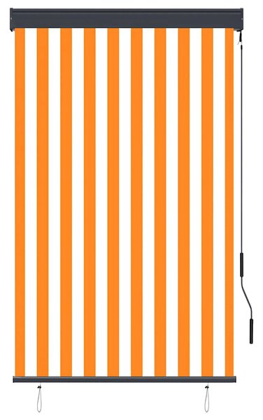 Venkovní roleta 100 x 250 cm bílooranžová