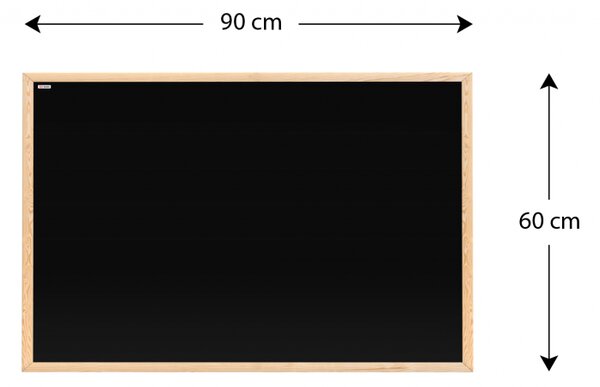 ALLboards NATURAL TM96BKB magnetická tabule 90 x 60 cm