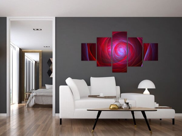 Abstraktní obraz očí (125x70 cm)