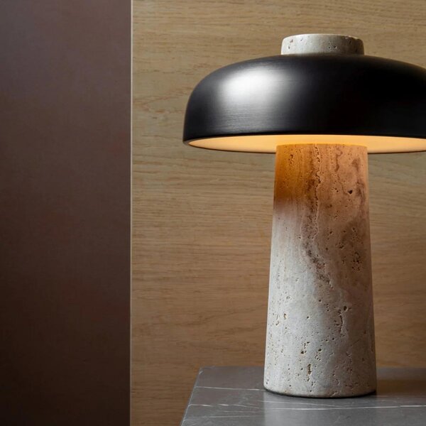 Audo CPH Béžová kamenná stolní lampa AUDO REVERSE