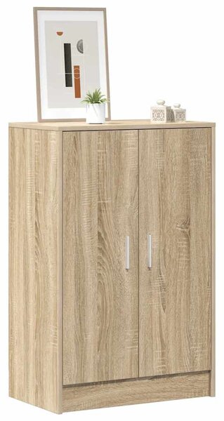 Botník dub sonoma 60 x 35 x 92 cm kompozitní dřevo