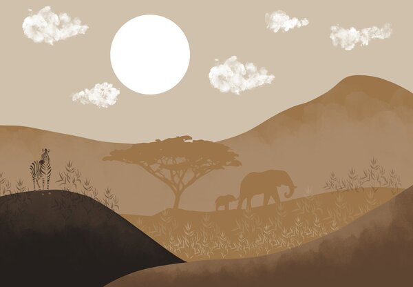 Fototapeta - Afrika (245x170 cm)