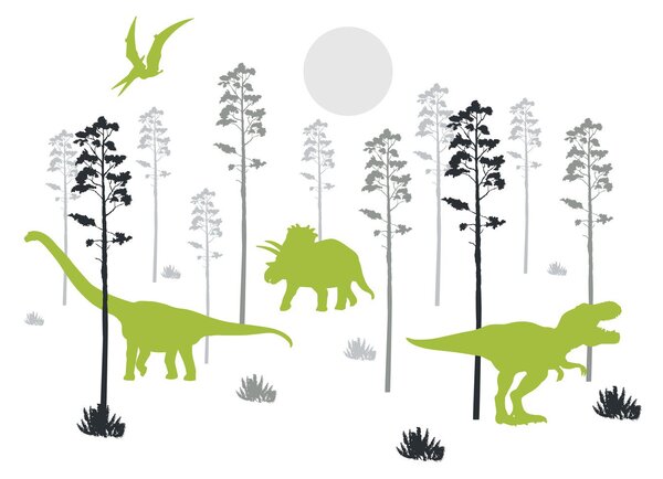 Fototapeta - Dinosauři (245x170 cm)
