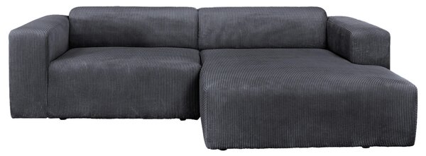 ROHOVÁ SEDAČKA, textil, barvy grafitu P & B - Sedací soupravy, Online Only