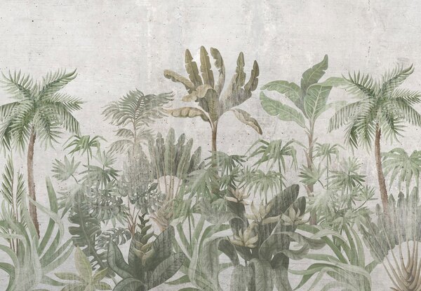 Fototapeta - Jungle na zdi (245x170 cm)