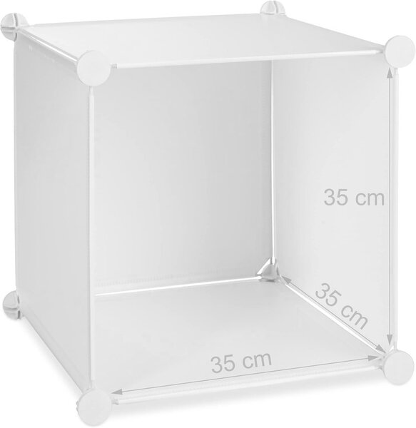 TZB Dětský modulární regál Esla 110 cm bílý/barevný