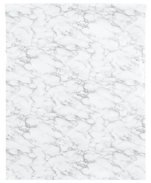 Tapety na nábytek samolepicí mramorově bílé 90 x 500 cm PVC