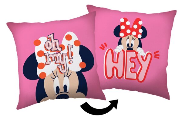 Jerry Fabrics Polštářek Minnie Hey 40x40 cm