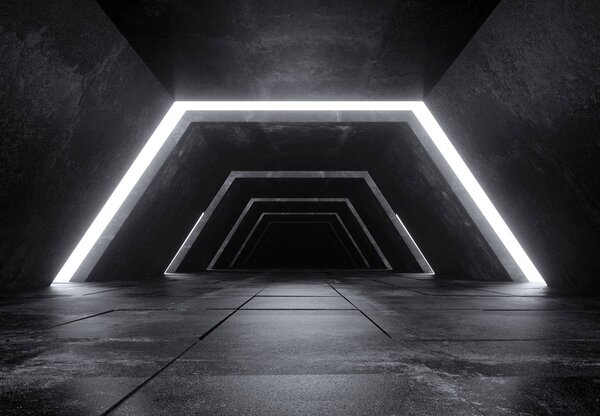 Fototapeta - 3D tunel (245x170 cm)