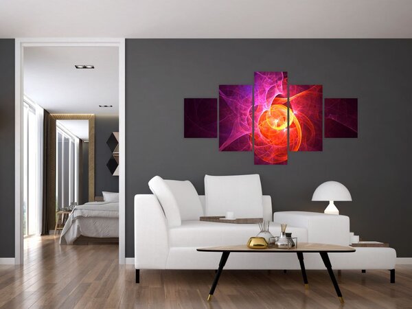 Moderní abstraktní obraz (125x70 cm)