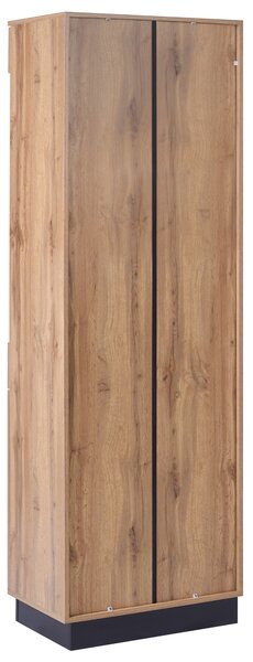 Skleněná vitrína MANAIA 60 cm Hnědá