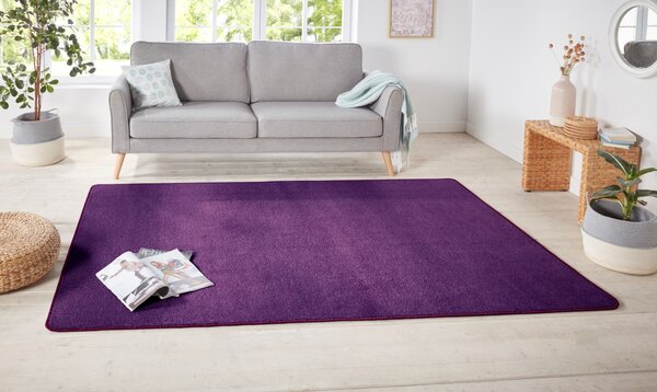Hanse Home, Kusový koberec Nasty 101150 Purple, 80x150, fialová, chodba / předsíň