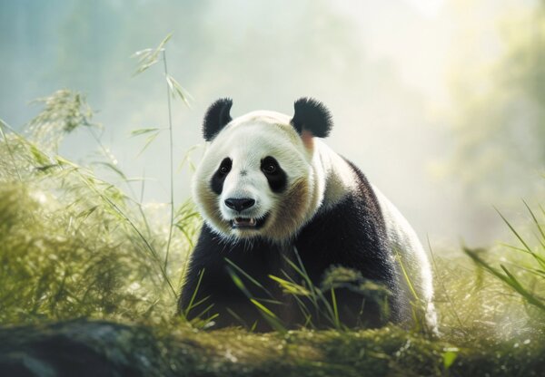 Fototapeta - Panda (245x170 cm)