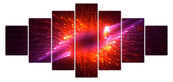 Obraz moderní trnité abstrakce (210x100 cm)