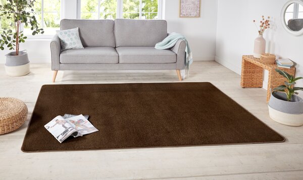 Hanse Home, Kusový koberec Nasty 101154 Braun, 80x200, hnědá, chodba / předsíň