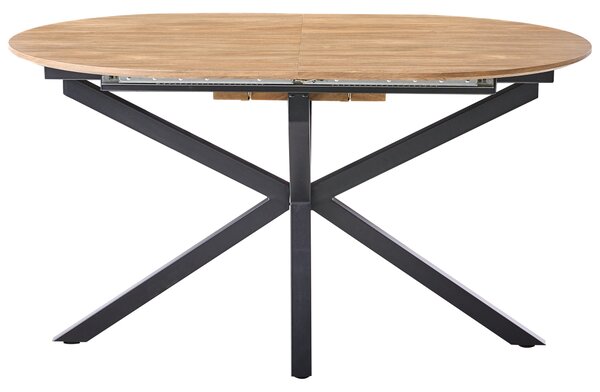 Rozkládací jídelní stůl MACQUARIE Hnědá 140/180 cm 90 cm
